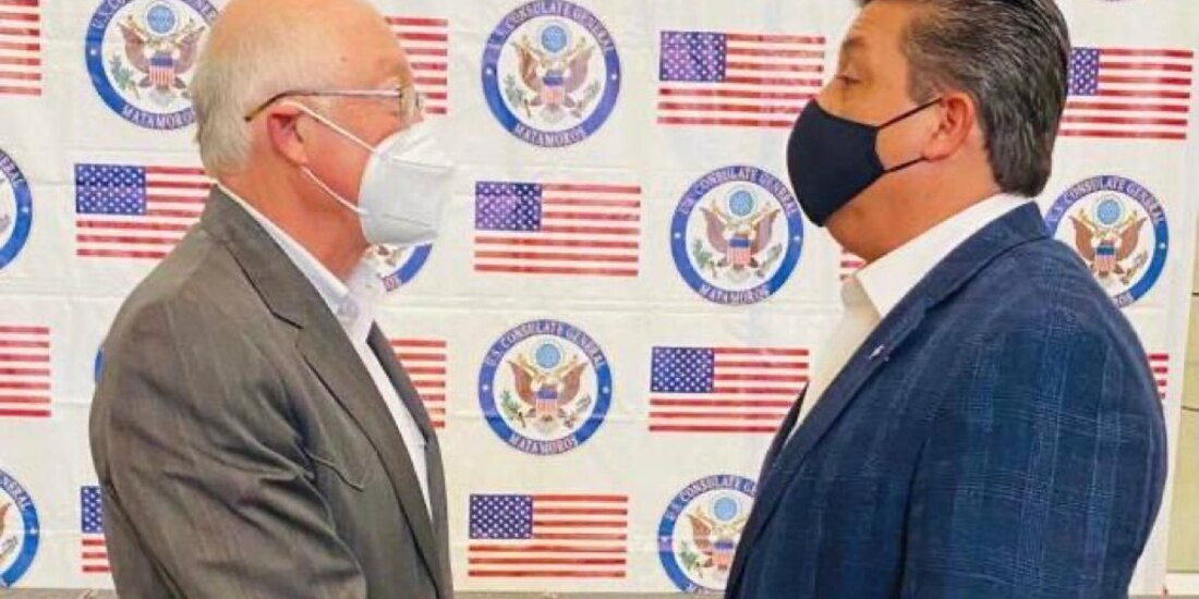 Reunión entre ambos funcionarios.