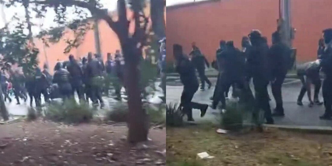 Riña con policías deja cuatro motociclistas detenidos en Tlalpan