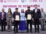 La presentación de los avances de paz y la reducción en indicadores de violencia fueron encabezadas desde el Palacio del Ayuntamiento por la jefa de Gobierno, Clara Brugada Molina.