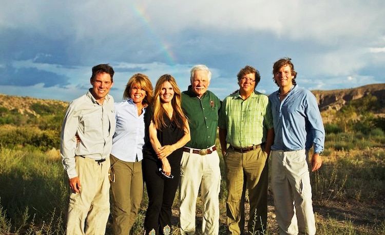 Ted Turner y sus hijos
