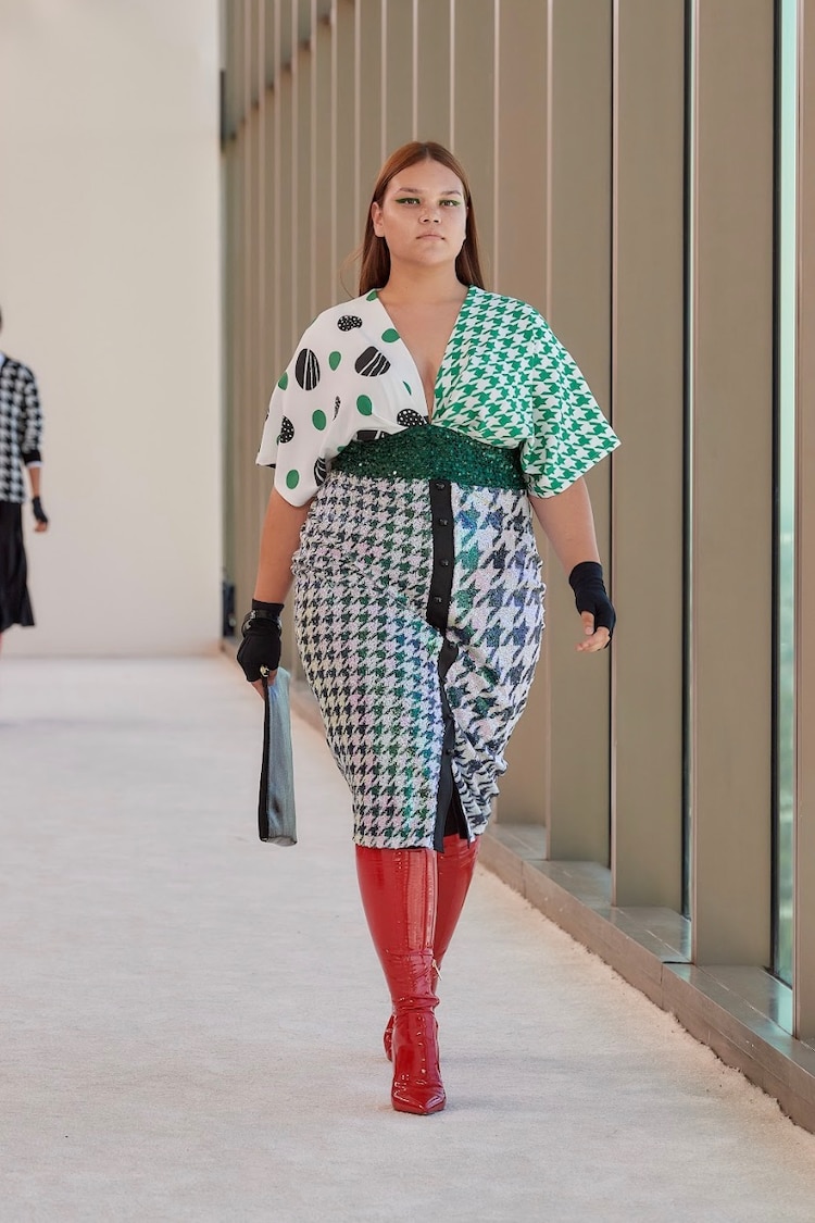 Benito Santos fue alabado por incluir a modelos diversas en su pasarela.