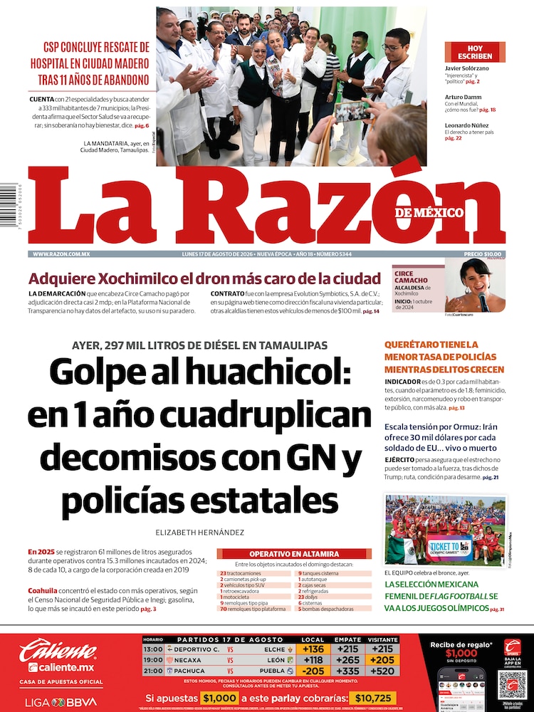 La Razón 17 Agosto 2026