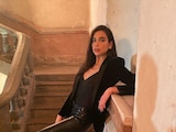 Dua Lipa durante una grabación en la CDMX.