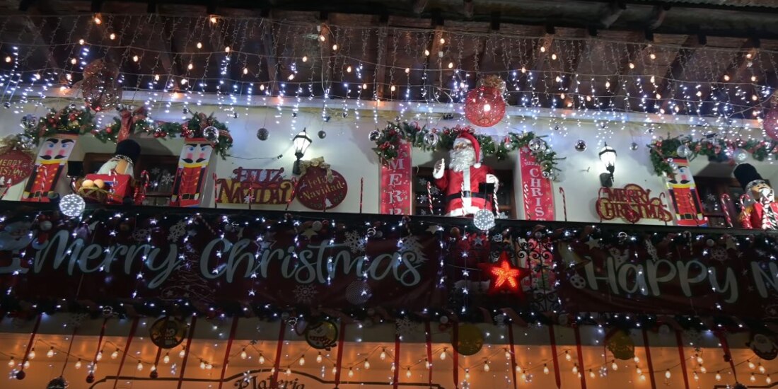 Así es la villa iluminada de Real del Monte, Hidalgo.