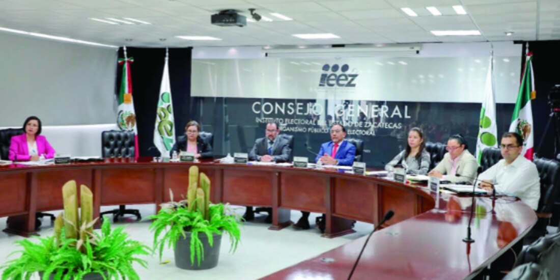 El Consejo general del IEEZ, durante la sesión realizada el pasado miércoles.