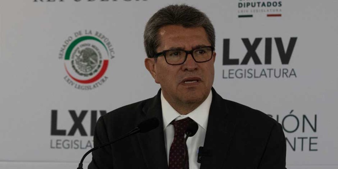 Ricardo Monreal, coordinador del grupo parlamentario de Morena.
