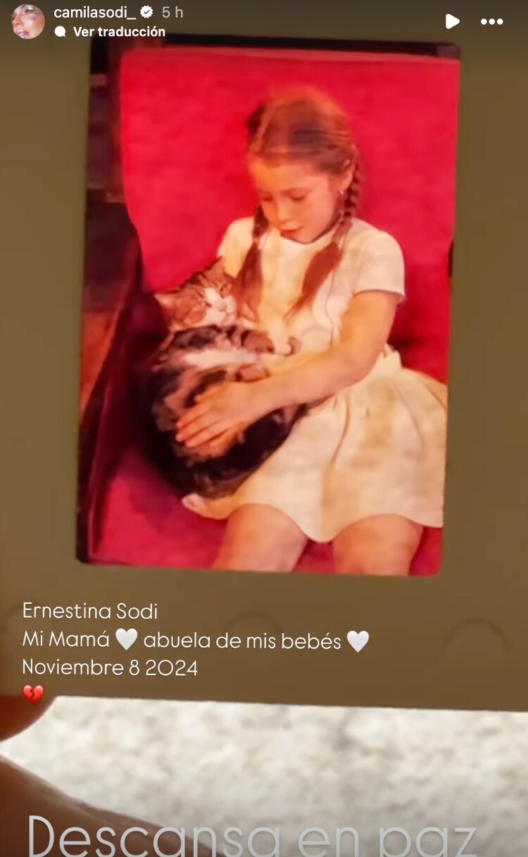 Muere Ernestina Sodi, mamá de Camila Sodi y hermana de Thalía