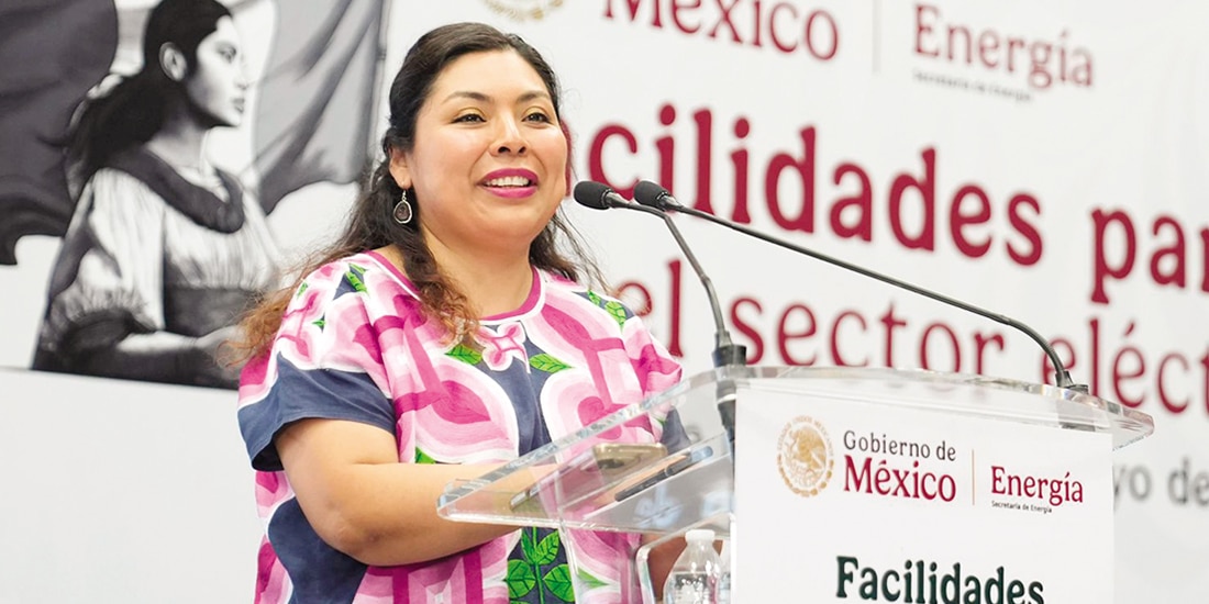 Liliana Rosales, titular de la Unidad de Estrategia y Seguimiento de Proyectos e Inversiones de la Sener, ayer.