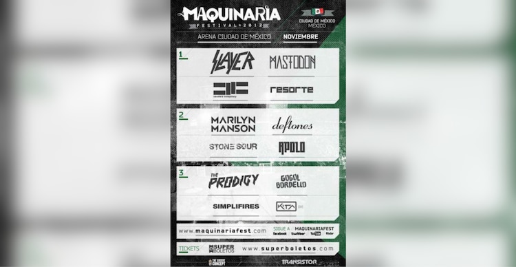 Festial maquinaria CDMX 2012