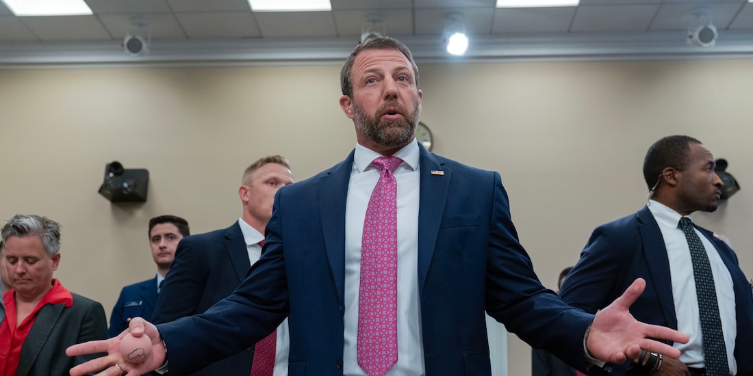 Markwayne Mullin, secretario de seguridad de Estados Unidos