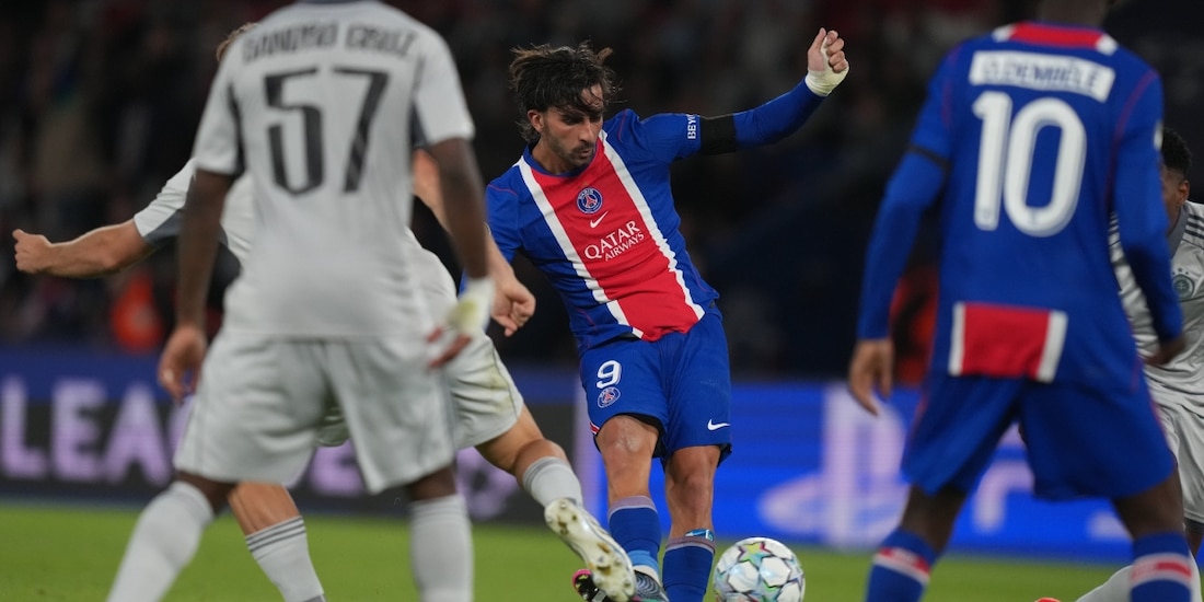 PSG aplasta al Slovan Bratislava en la Champions League
