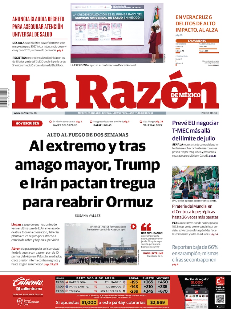 La Razón 08 Abril 2026