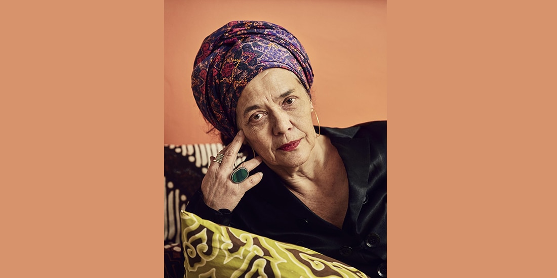 Françoise Vergès en foto de estudio.