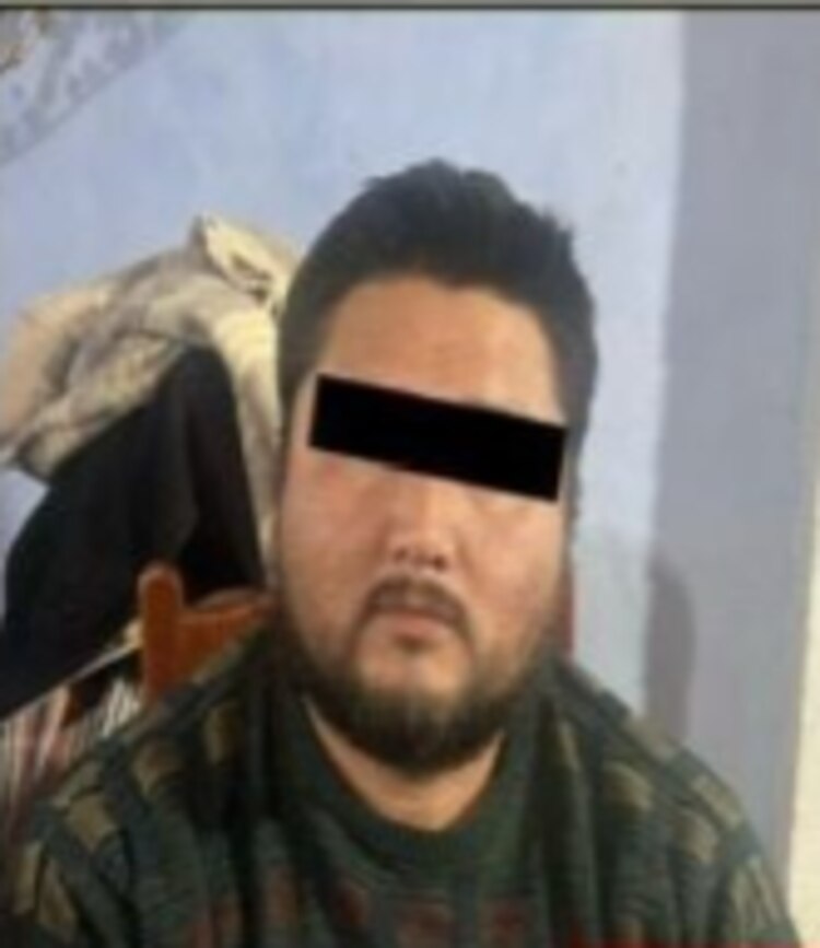 Joel Alonso “N”, El Gangoso, detenido en la Ciudad de México.