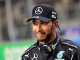 Lewis Hamilton, piloto de Mercedes, después de ganar la pole position para el GP de Arabia Saudita de F1, en diciembre pasado.