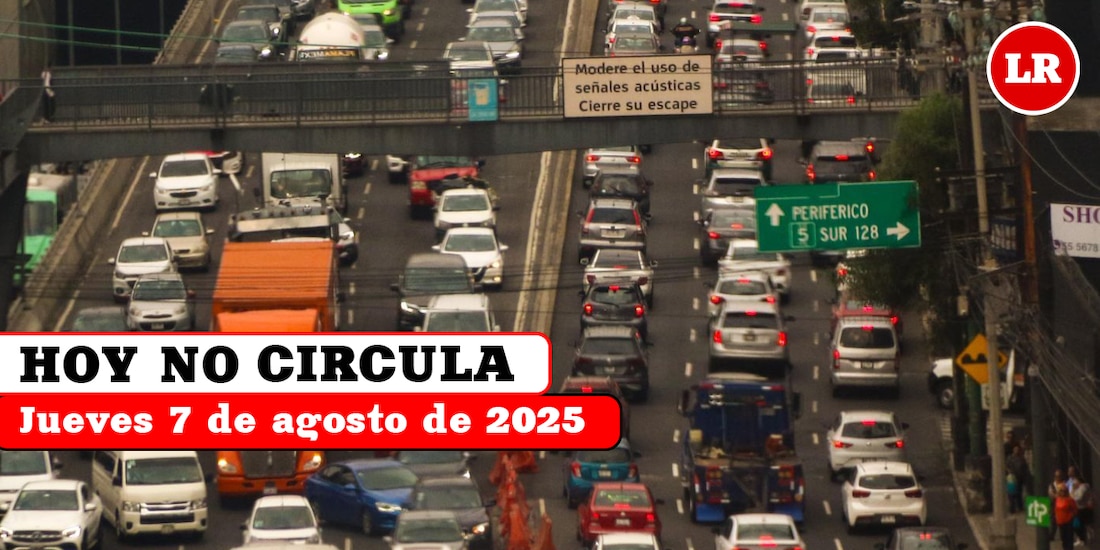 Consulta qué vehículos deben descansar este jueves 7 de agosto de 2025 en la Ciudad de México y el Estado de México.