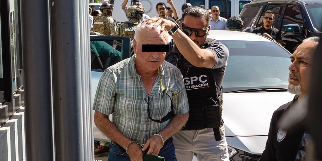 El exgobernador Ernesto Ruffo, detenido por presunto huachicol fiscal.
