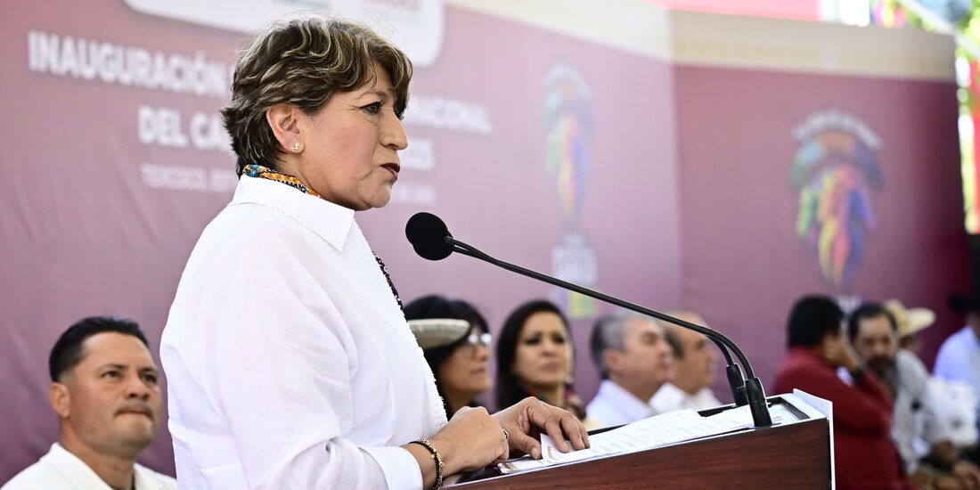 Delfina Gómez, gobernadora del Estado de México.