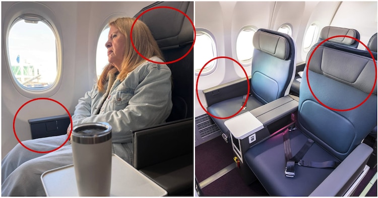 Asientos en fotografías coinciden con fotografías de Aeroméxico.