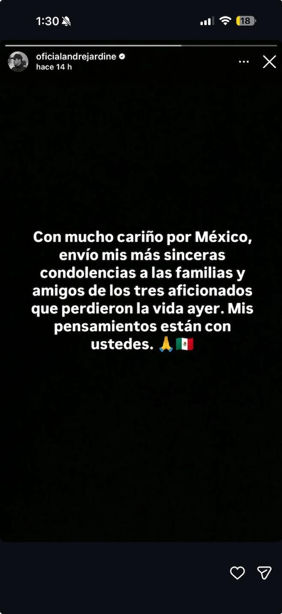 El mensaje de André Jardine en redes sociales