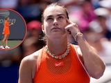 Aryna Sabalenka se quejó de un aficionado que fumaba marihuana.