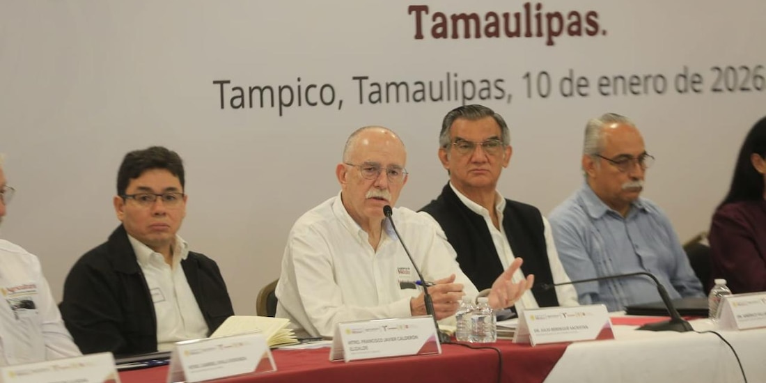 El gobernador de Tamaulipas, Américo Villarreal, y el titular de la Sader, Julio Berdegué.