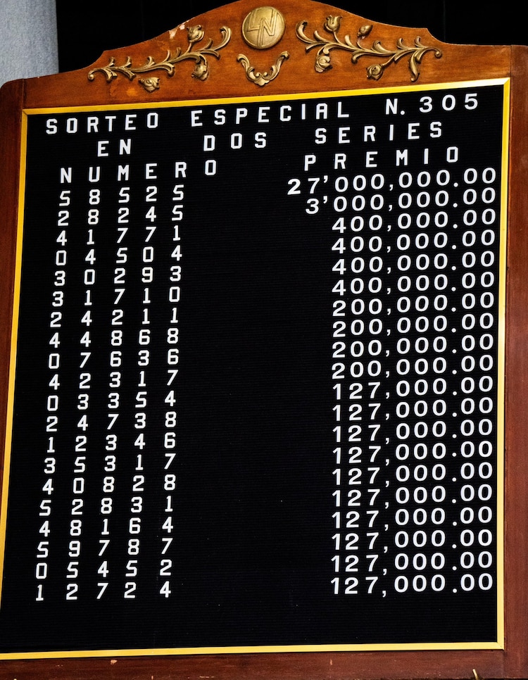 Resultados del Sorteo Especial 305 del 31 de octubre del 2025.