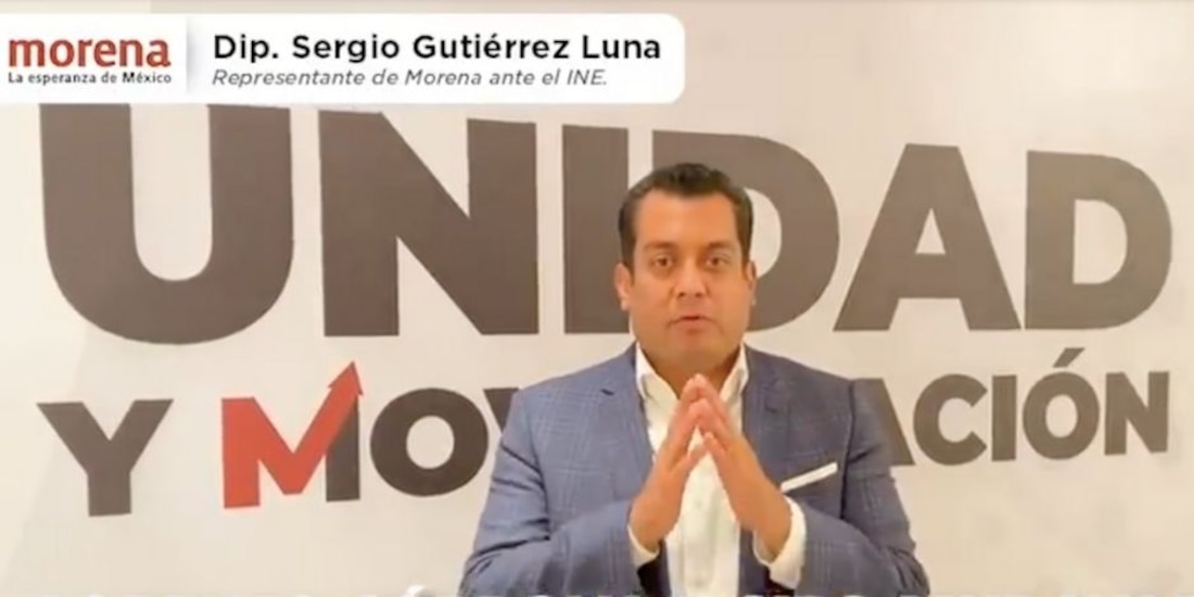 Sergio Gutiérrez Luna, representante de Morena ante el INE.