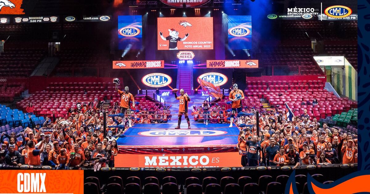 Aficionados de los Broncos de Denver encuentran en la Arena México el ...