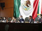 Dulce María Sauri, Arturo Herrera y Mario Delgado.