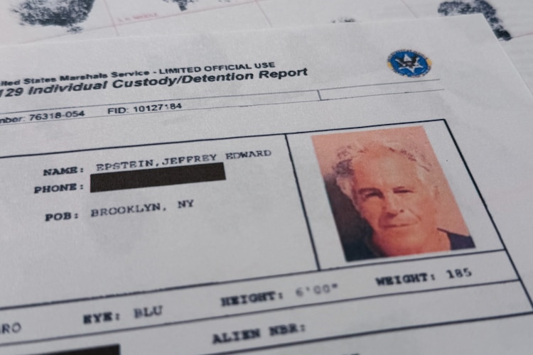 Un documento incluido en la publicación de los archivos de Jeffrey Epstein