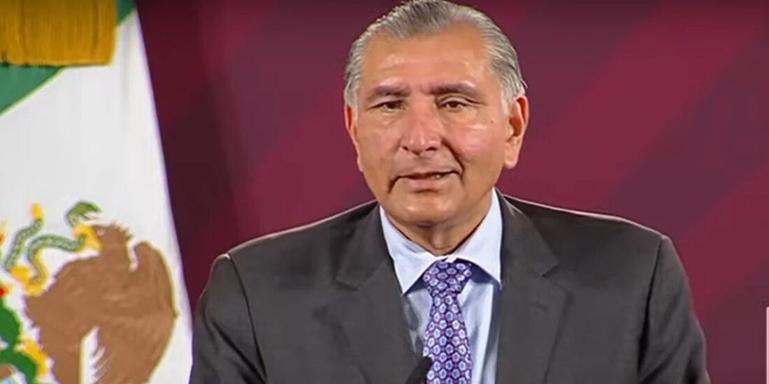 Adán Augusto López Hernández, en Palacio Nacional.