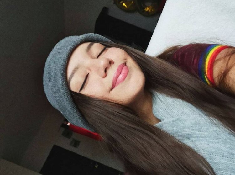 María Fernanda, hija de Luis Ángel "El Flaco"