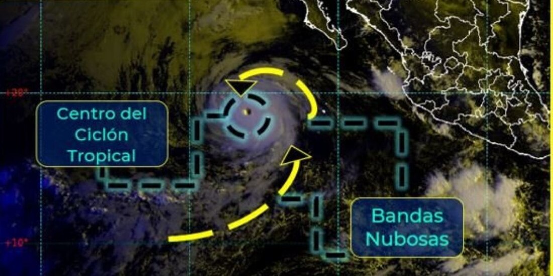 Hasta el momento, el huracán "Linda" se ubica en a 790 kilómetros al suroeste de Cabo San Lucas, Baja California Sur.