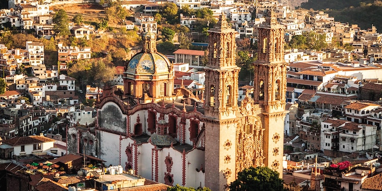 El Templo de Santa Prisca en Taxco, Guerrero