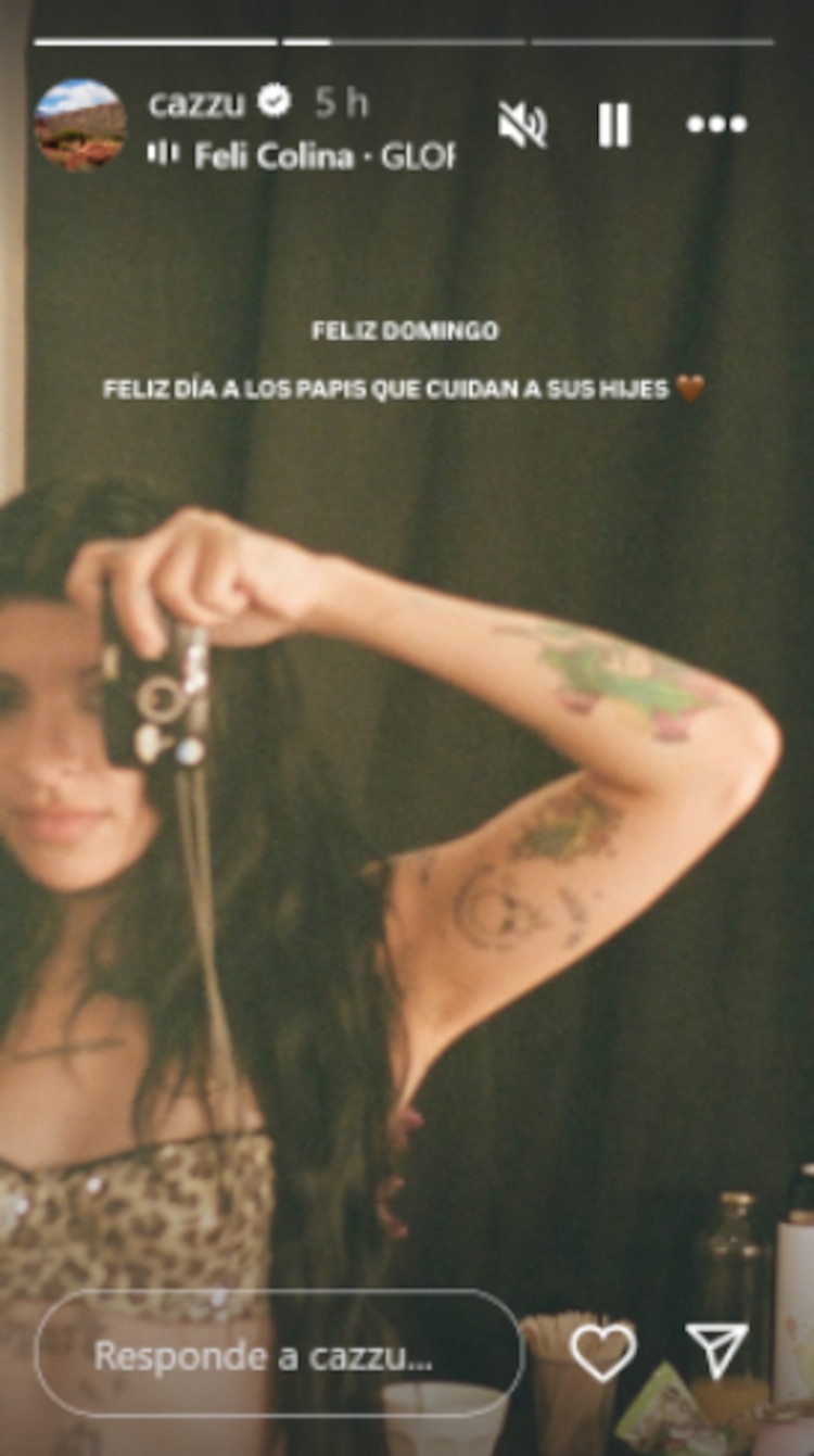 Mensaje de Cazzu por el Día del Padre