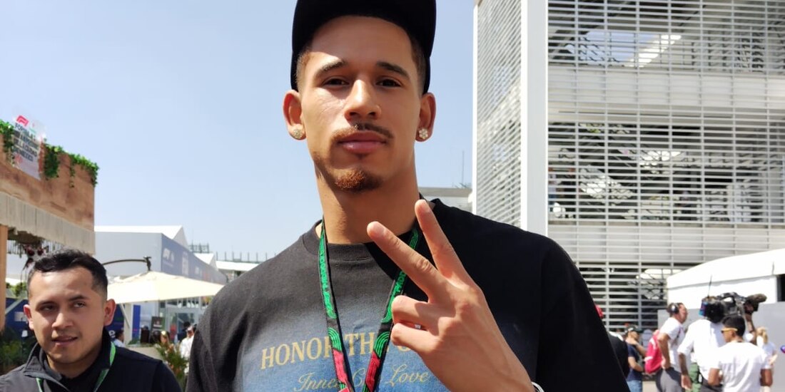 Juan Toscano-Anderson en el Gran Premio de México de Fórmula 1