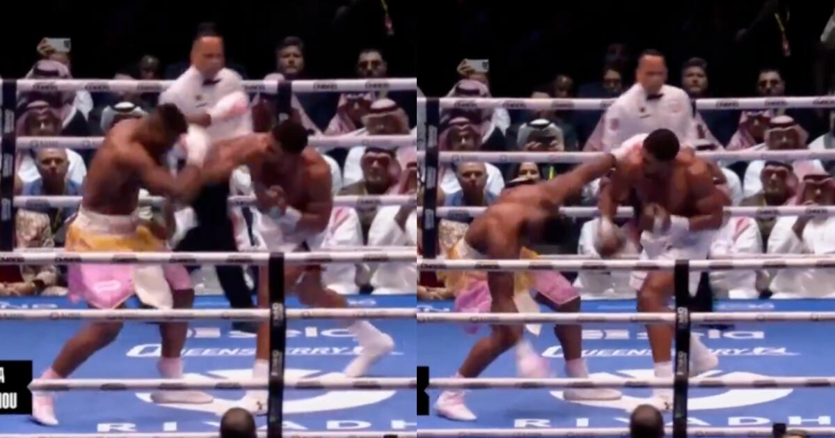 VIDEO: Anthony Joshua vence con fulminante nocaut a Francis Ngannou en ...