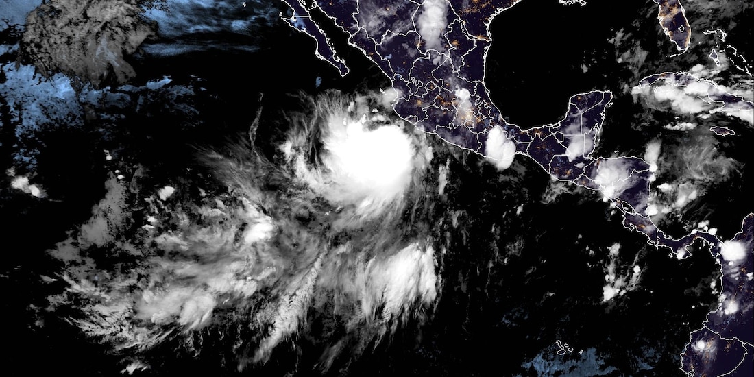 Aspecto satelital del océano Pacífico oriental, el 29 de septiembre de 2026.