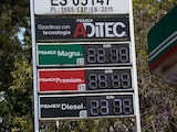 Una fotografía ilustrativa de precios de combustibles en la Ciudad de México.