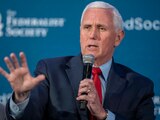 Mike Pence, durante un evento político en Washington, el pasado 25 de abril.