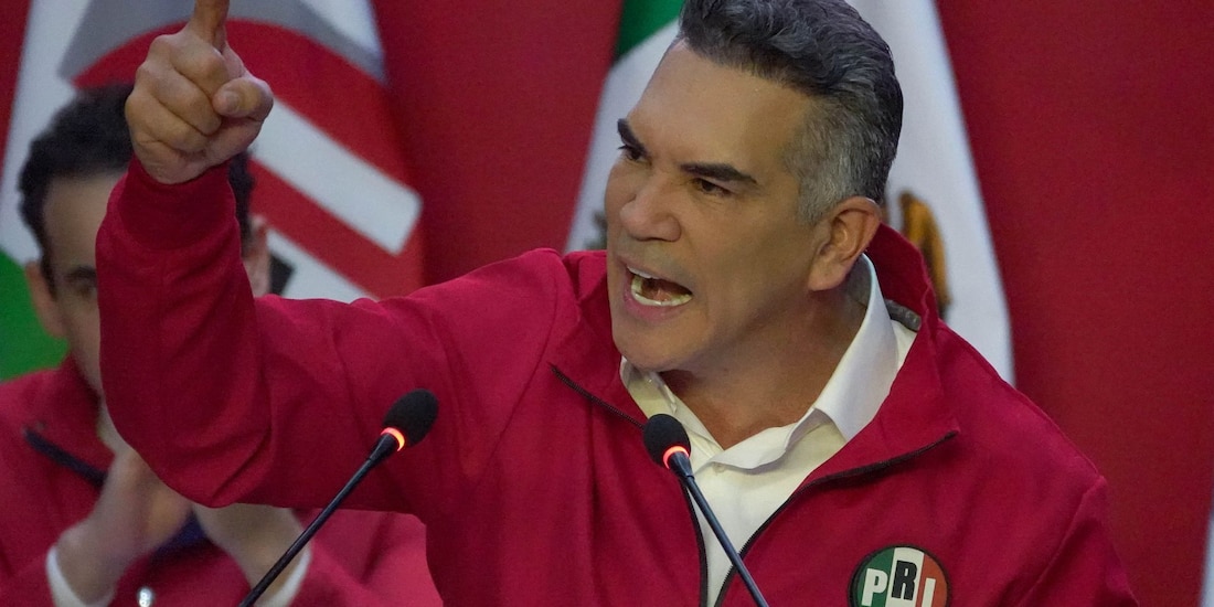 Alejandro Moreno, dirigente nacional del PRI, en una fotografía ilñustrativa.