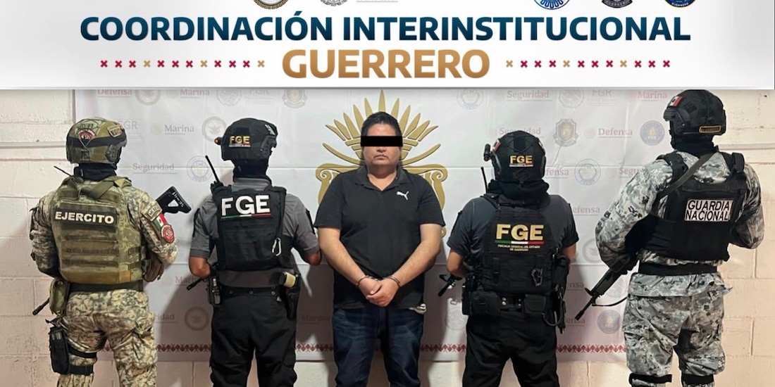 Detenido el comisario municipal de Xaltianguis, Guerrero.
