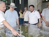 Leonardo Lomelí, rector de la UNAM, se reunió con integrantes de la comunidad de la ENES Mérida, con quienes recorrió las instalaciones.