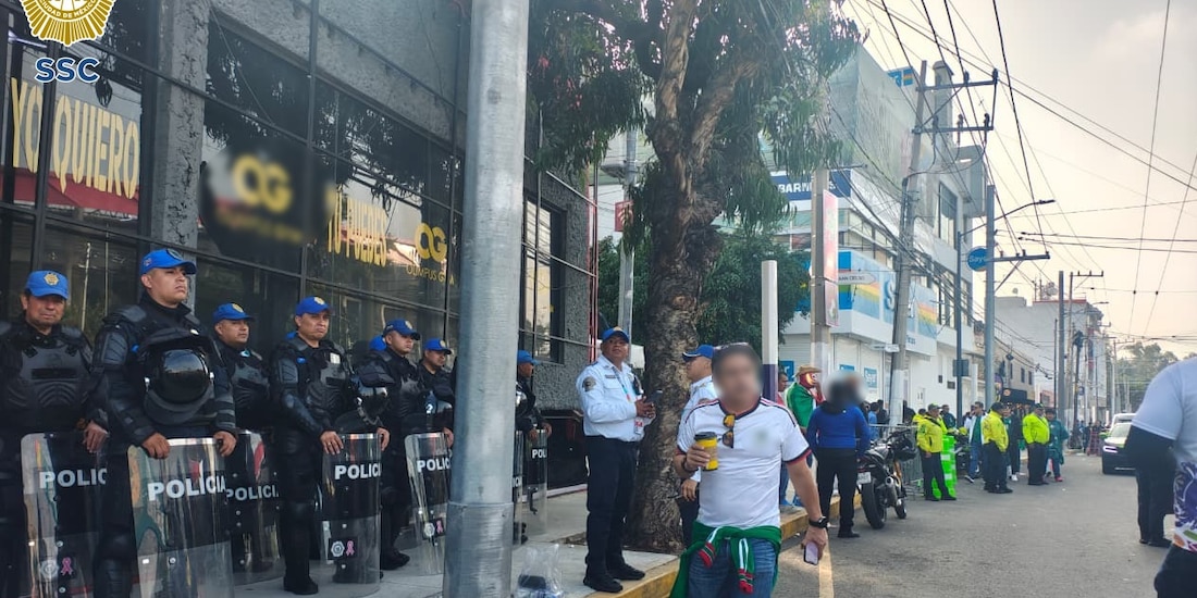 Acción de seguridad de elementos de la SSC.