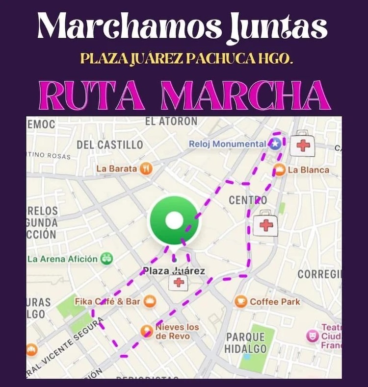 Ve las calles que estarán cerradas por la marcha del 8M.