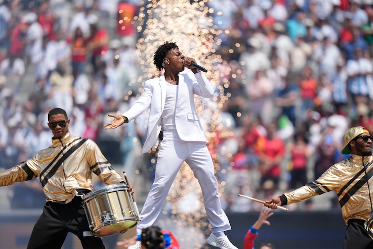 El Influencer IShowSpeed en el show previo a la clausura del Mundial 2026