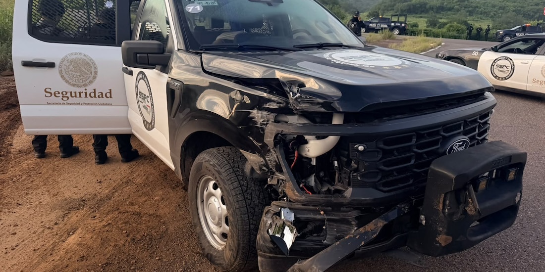 Elementos de la SSPC fueron agredidos durante acciones de seguridad en Culiacán, Sinaloa.