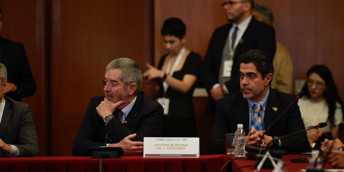 Juan Ramón de la Fuente durante el segundo día de la XXXVII Reunión de Titulares de Embajadas y Consulados 2026