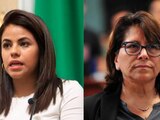 Karen Quiroga, del PRD, y Martha Ávila, de Morena, autoras de la iniciativa.
